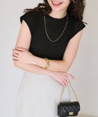 【ラブティックボンボン/La boutique BonBon】の【名品・着回し力抜群】シアーノースリーブカットソー ブラック|ID: prp329100004590038 ipo3291000000032762322