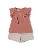 【ビームス/BEAMS / KIDS】の刺繍 フレアスリーブ セットアップ(90~150cm) SMOKE_PINK|ID: prp329100004590042 ipo3291000000033493123