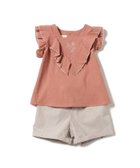 【ビームス/BEAMS / KIDS】の刺繍 フレアスリーブ セットアップ(90~150cm) SMOKE_PINK_2|ID: prp329100004590042 ipo3291000000033493124