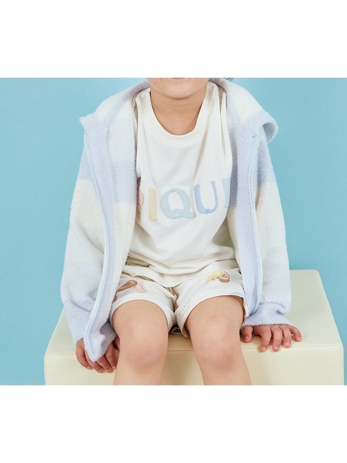 【ジェラート ピケ/gelato pique / KIDS】の【KIDS】スムーズィーブロックボーダーパーカ インテリア・キッズ・メンズ・レディースファッション・服の通販 founy(ファニー) https://founy.com/ ファッション Fashion キッズファッション Fashion for Kids おすすめ Recommended / Our Picks なめらか Smooth, Silky Texture パステル Pastel, Soft Color ブロック Block, Solid Block Pattern ボーダー Border, Stripe ワンポイント One Point, Statement Accent 吸水 Absorbent, Quick-Dry |ID: prp329100004590051 ipo3291000000032710654