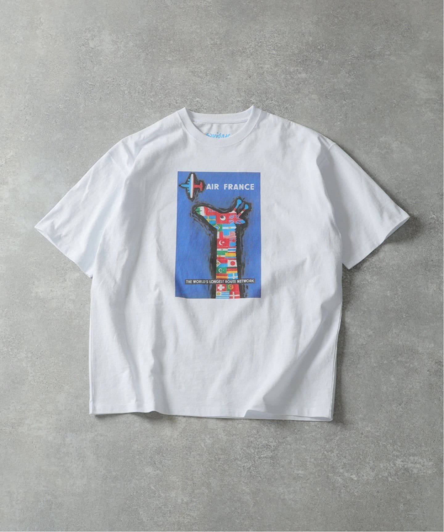 【フォーワンセブン エディフィス/417 EDIFICE】の《追加》SAVIGNAC 別注 French Company プリントTシャツ 1 インテリア・キッズ・メンズ・レディースファッション・服の通販 founy(ファニー) 　ファッション　Fashion　レディースファッション　Fashion for Women　トップス・カットソー　Cut & Sew Tops　シャツ・ブラウス・オフィスカジュアル　Elegant Blouses & Button-Ups　ロングTシャツ・Tシャツ　Longline T-Shirts & Tees　イタリア　Italy　シンプル　Simple, Minimal　フランス　France, French　プリント　Print, Printed Pattern　別注　Limited Edition, Custom Order　ホワイト|ID: prp329100004590056 ipo3291000000032713866