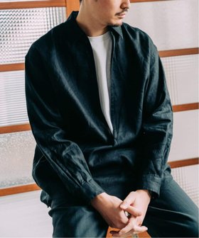 【エディフィス/EDIFICE / MEN】の《追加》リネン スキッパー シャツ 人気、トレンドファッション・服の通販 founy(ファニー) ファッション Fashion メンズファッション Fashion for Men スキッパー Skipper, Open Collar リネン Linen, Linen Fabric |ID:prp329100004590143