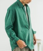 【エディフィス/EDIFICE / MEN】の《追加》リネン スキッパー シャツ 人気、トレンドファッション・服の通販 founy(ファニー) ファッション Fashion メンズファッション Fashion for Men スキッパー Skipper, Open Collar リネン Linen, Linen Fabric thumbnail グリーン|ID: prp329100004590143 ipo3291000000032755017