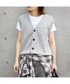 【スローブ イエナ/SLOBE IENA】の《WEB限定/追加 》総針Vネック ニットベスト 人気、トレンドファッション・服の通販 founy(ファニー) ファッション Fashion レディースファッション Fashion for Women アウター Coat / Outerwear Collection トップス・カットソー Cut & Sew Tops ニット Knit Tops & Sweaters ベスト&ジレ / 重ね着スタイル Vests & Gilets Vネックトップス V-Neck Tops / V-Cut Neckline Shirts 2025年 2025 2025-2026秋冬・A/W Autumn/Winter 2025–26 AW25–26 ベスト Vest, Waistcoat thumbnail グレー|ID: prp329100004590198 ipo3291000000032974018