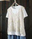 【スピーガ/SPIGA】のパディントンレースベスト ベージュ|ID: prp329100004590207 ipo3291000000032647186