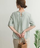 【アーバンリサーチ ドアーズ/URBAN RESEARCH DOORS】のリネンレーヨンバックリボンブラウス MINT|ID: prp329100004590216 ipo3291000000032628100