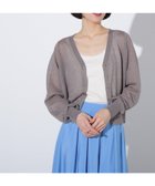 【エヌ ナチュラルビューティーベーシック/N.Natural Beauty basic】のシアーカーディガン ブラウン|ID: prp329100004590275 ipo3291000000032569930