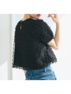 【コカ/COCA】のリボンチュールブラウス Black|ID: prp329100004590281 ipo3291000000032715164