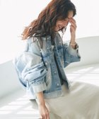 【ラブティックボンボン/La boutique BonBon】の【miki監修・360°カワイイ】パール付デニムジャケット サックスブルー|ID: prp329100004590306 ipo3291000000032570283