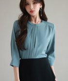 【ドレス/DRESS+】のブラウス 七分袖 2way トップス プルオーバー 人気、トレンドファッション・服の通販 founy(ファニー) ファッション Fashion レディースファッション Fashion for Women トップス・カットソー Cut & Sew Tops シャツ・ブラウス・オフィスカジュアル Elegant Blouses & Button-Ups カジュアルプルオーバー・ニットトップス Pullovers & Knit Tops / Casual Pullovers とろみ Fluid, Flowy Fabric インナー Innerwear オケージョン Occasion Wear ギャザー Gathered, Ruffled シンプル Simple, Minimal スキッパー Skipper, Open Collar フェミニン Feminine, Girly フロント Front, Front Design thumbnail ブルーグレー|ID: prp329100004590314 ipo3291000000033460321