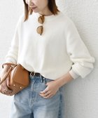 【シップス フォー ウィメン/SHIPS】のSHIPS any 手洗い可能 アゼ コンパクト クルーネック ニット プルオーバー ホワイト|ID: prp329100004590321 ipo3291000000033557774