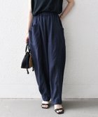 【シップス フォー ウィメン/SHIPS】のSHIPS any 洗濯機可能 ヨーロピアンフラックス リネン コクーン イージー パンツ ネイビー|ID: prp329100004590389 ipo3291000000032756204