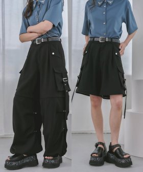 【ハレ/HARE】のマルチWAYワイドカーゴパンツ 人気、トレンドファッション・服の通販 founy(ファニー) ファッション Fashion レディースファッション Ladies' Fashion Online パンツ Pants おすすめ Recommend ウェーブ Wave ジップ Zip ジャケット Jacket ストレート Straight ハーフ Half バルーン Balloon ポケット Pocket ロング Long ワイド Wide |ID:prp329100004590396