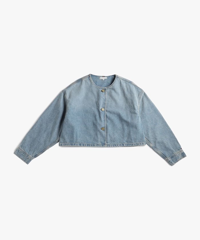 【トミーヒルフィガー/TOMMY HILFIGER】のDNM LEX SHORT JACKET インテリア・キッズ・メンズ・レディースファッション・服の通販 founy(ファニー) https://founy.com/ ファッション Fashion レディースファッション Ladies' Fashion Online アウター Coat Outerwear ジャケット Jackets アメリカン American クラシック Classic ゴルフ Golf デニム Denim モダン Modern 人気 Popularity |ID: prp329100004590400 ipo3291000000032571391