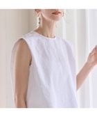 【ビューティ&ユース ユナイテッドアローズ/BEAUTY&YOUTH / UNITED ARROWS】のドット ジャガード ノースリーブ ブラウス WHITE|ID:prp329100004590449