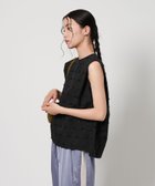 【ビューティ&ユース ユナイテッドアローズ/BEAUTY&YOUTH / UNITED ARROWS】のドット ジャガード ノースリーブ ブラウス BLACK|ID: prp329100004590449 ipo3291000000033085284