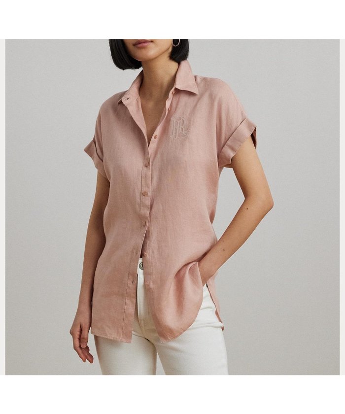 【ラルフローレン/RALPH LAUREN】のリネン ショートスリーブ シャツ インテリア・キッズ・メンズ・レディースファッション・服の通販 founy(ファニー) https://founy.com/ ファッション Fashion レディースファッション Ladies' Fashion Online トップス・カットソー Tops/Tshirt シャツ/ブラウス Shirts/Blouses ショルダー Shoulder ショート Short スリーブ Sleeve ドロップ Drop フィット Fit ヨーク Yoke ラウンド Round リネン Linen リラックス Relax エレガント 上品 Elegant 半袖 Short Sleeve |ID: prp329100004590493 ipo3291000000032572367