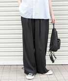 【アーバンリサーチ ドアーズ/URBAN RESEARCH DOORS】のFORK SPOON レーヨンナイロンイージーパンツ BLACK|ID: prp329100004590512 ipo3291000000032651462