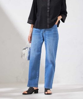 【アー ヴェー ヴェー/a.v.v】の【接触冷感/ストレッチ】デニムストレートパンツ 人気、トレンドファッション・服の通販 founy(ファニー) ファッション Fashion レディースファッション Ladies' Fashion Online パンツ Pants サマー Summer ストレッチ Stretch ストレート Straight デニム Denim ベーシック Basic 人気 Popularity 再入荷 Restock/Back In Stock/Re Arrival 夏 Summer 定番 Standard |ID:prp329100004590551