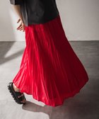 【メイソングレイ/MAYSON GREY】のシアーランダムプリーツスカート≪洗濯機で洗える≫ 人気、トレンドファッション・服の通販 founy(ファニー) ファッション Fashion レディースファッション Fashion for Women スカート Skirts プリーツスカート / 上品フェミニンスタイル Pleated Skirts 洗える Machine Washable サマー Summer, Summer Style フィット Fit, Slim Fit フレア Flare, Flared プリーツ Pleats, Pleated 無地 Plain, Solid Color ランダム Random, Irregular thumbnail レッド|ID: prp329100004590565 ipo3291000000032750924
