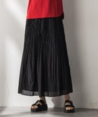 【メイソングレイ/MAYSON GREY】のシアーランダムプリーツスカート≪洗濯機で洗える≫ 人気、トレンドファッション・服の通販 founy(ファニー) ファッション Fashion レディースファッション Fashion for Women スカート Skirts プリーツスカート / 上品フェミニンスタイル Pleated Skirts 洗える Machine Washable サマー Summer, Summer Style フィット Fit, Slim Fit フレア Flare, Flared プリーツ Pleats, Pleated 無地 Plain, Solid Color ランダム Random, Irregular thumbnail ブラック|ID: prp329100004590565 ipo3291000000032750926