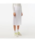 【ラコステ/LACOSTE】のプリーツスカート 人気、トレンドファッション・服の通販 founy(ファニー) ファッション Fashion レディースファッション Fashion for Women スカート Skirts プリーツスカート / 上品フェミニンスタイル Pleated Skirts ジャカード／ジャガード Jacquard, Woven Pattern プリーツ Pleats, Pleated thumbnail ホワイト系その他|ID: prp329100004590566 ipo3291000000032979706