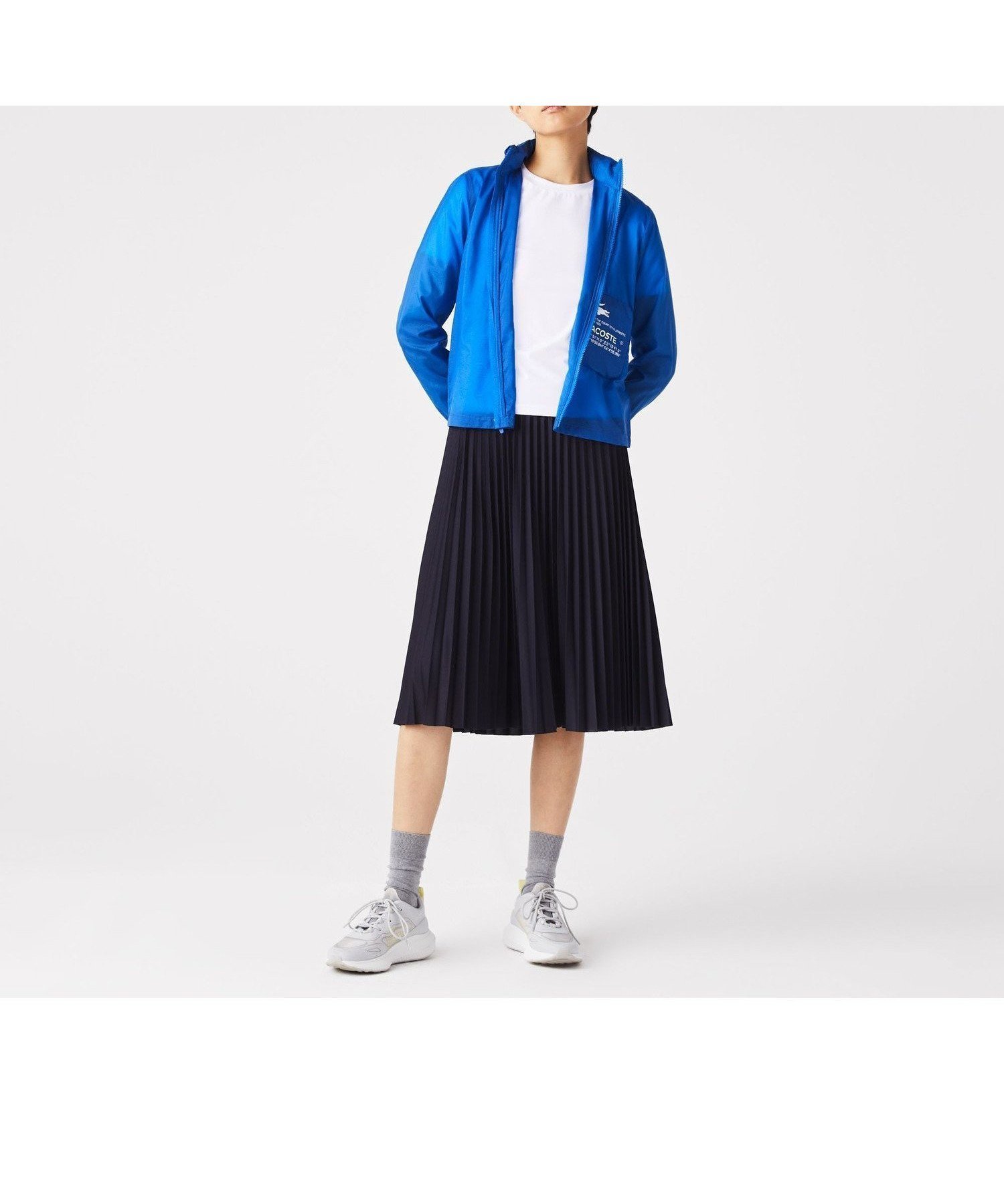 【ラコステ/LACOSTE】のプリーツスカート インテリア・キッズ・メンズ・レディースファッション・服の通販 founy(ファニー) 　ファッション　Fashion　レディースファッション　Fashion for Women　スカート　Skirts　プリーツスカート / 上品フェミニンスタイル　Pleated Skirts　ジャカード／ジャガード　Jacquard, Woven Pattern　プリーツ　Pleats, Pleated　ダークネイビー|ID: prp329100004590566 ipo3291000000032979716