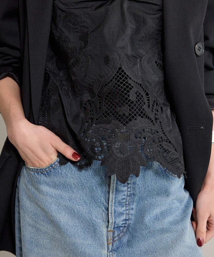 【ブリル/BRILL】のカットワークビスチェ インテリア・キッズ・メンズ・レディースファッション・服の通販 founy(ファニー) https://founy.com/ ファッション Fashion レディースファッション Ladies' Fashion Online トップス・カットソー Tops/Tshirt ビスチェ Bustier クラッシュ Crash ビスチェ Bustier |ID: prp329100004590717 ipo3291000000032575691