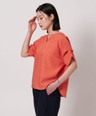 【その他のブランド/Other】のリネンライク キーネック ドルマンブラウス A DAY IN THE LIFE ORANGE|ID: prp329100004590751 ipo3291000000033001203