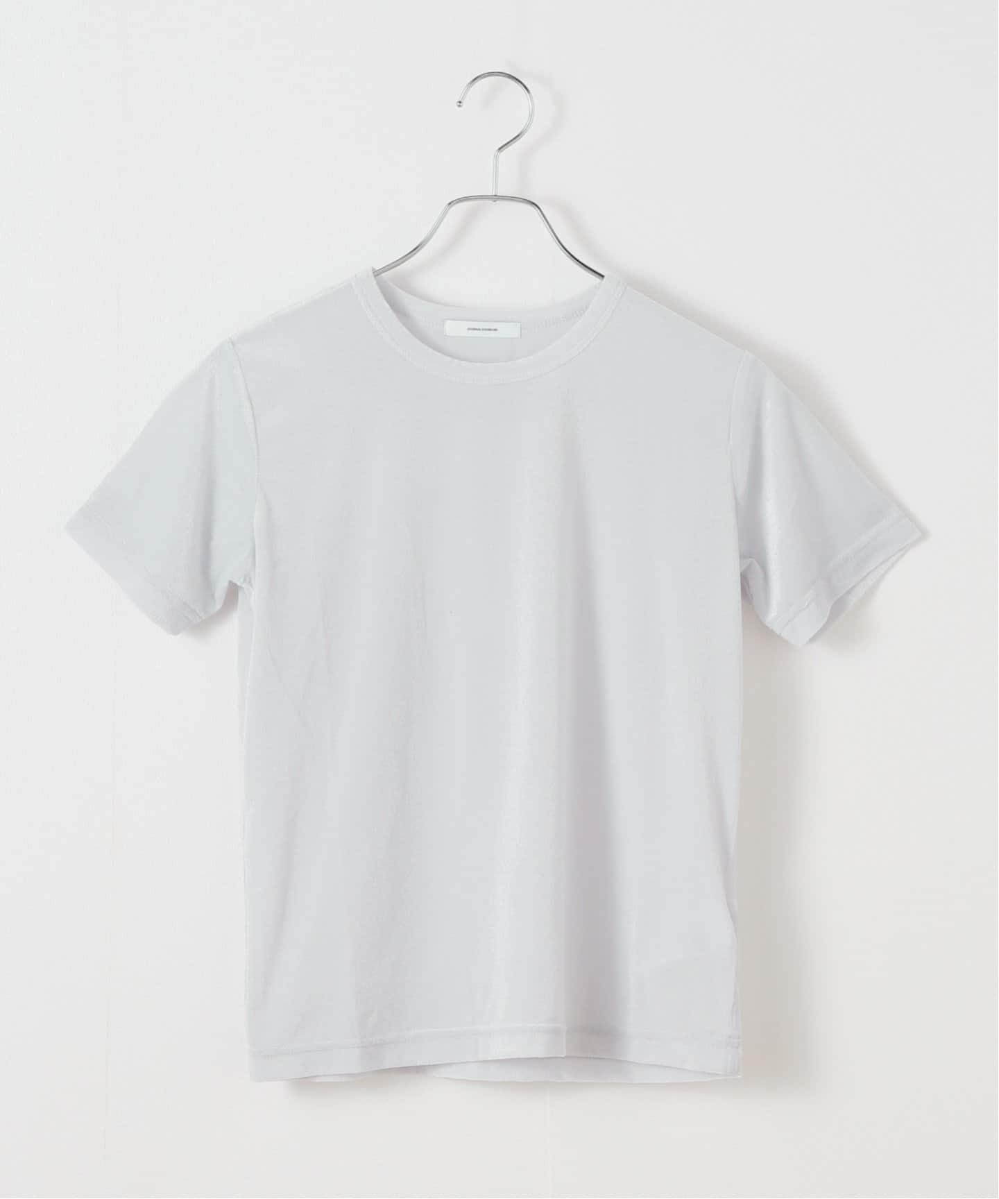 【ジャーナルスタンダード/JOURNAL STANDARD】のライトベロアコンパクトTee インテリア・キッズ・メンズ・レディースファッション・服の通販 founy(ファニー) 　ファッション　Fashion　レディースファッション　Ladies' Fashion Online　トップス・カットソー　Tops/Tshirt　ベロア　Velour　2025年　2025　2025春夏・S/S　Ss,Spring/Summer,2025　インナー　Inner　コンパクト　Compact　シンプル　Simple　ジャケット　Jacket　スラックス　Slacks　デニム　Denim　ベロア　Velor　ベーシック　Basic　ボトム　Bottom　グレーB|ID: prp329100004590760 ipo3291000000032623756