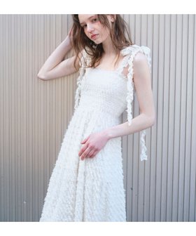 【ヘザー/Heather】のジャガードフリルキャミワンピース 人気、トレンドファッション・服の通販 founy(ファニー) ファッション Fashion レディースファッション Fashion for Women ワンピース Dresses キャミソールワンピース Camisole Dresses おすすめ Recommended / Our Picks インナー Innerwear カットソー Cut and Sewn Top キャミワンピース Cami Dress, Slip Dress シャーリング Shirring, Ruched デニム Denim, Jeans Material フリル Frill, Ruffle ロマンティック Romantic, Feminine Style |ID:prp329100004590764