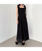 【ヘザー/Heather】のジャガードフリルキャミワンピース 人気、トレンドファッション・服の通販 founy(ファニー) ファッション Fashion レディースファッション Fashion for Women ワンピース Dresses キャミソールワンピース Camisole Dresses おすすめ Recommended / Our Picks インナー Innerwear カットソー Cut and Sewn Top キャミワンピース Cami Dress, Slip Dress シャーリング Shirring, Ruched デニム Denim, Jeans Material フリル Frill, Ruffle ロマンティック Romantic, Feminine Style thumbnail ブラック|ID: prp329100004590764 ipo3291000000032890030