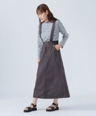 【ビームス ハート/BEAMS HEART】のサスペンダー付き フレアスカート CHARCOAL BLACK|ID: prp329100004590841 ipo3291000000032577713