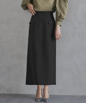 【ガール/GIRL】 フロントポケットロングタイトスカート人気、トレンドファッション・服の通販 founy(ファニー) ファッション Fashion レディースファッション Fashion for Women スカート Skirts フロント Front, Front Design ポケット Pocket, Pocket Detail 再入荷 Restock / Back in Stock エレガント 上品 Elegant |ID:prp329100004590910