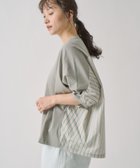 【その他のブランド/Other】の「KELEN / ケレン」 デザインコンビトップス SALOW SMOKEGREEN|ID: prp329100004590918 ipo3291000000033028318