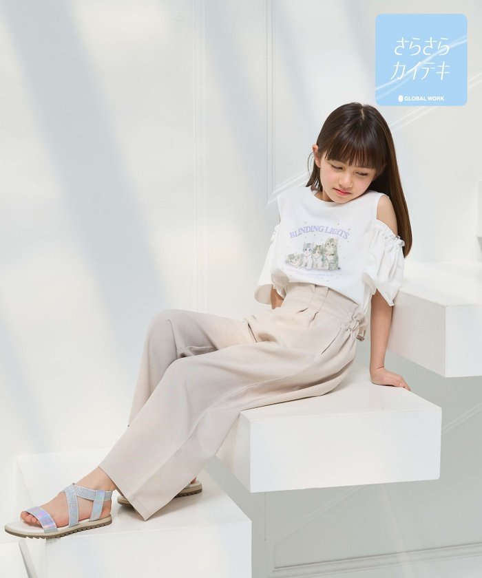 【グローバルワーク/GLOBAL WORK / KIDS】のサラサラ快適サス付きパンツ/キッズ/996535 インテリア・キッズ・メンズ・レディースファッション・服の通販 founy(ファニー) https://founy.com/ ファッション Fashion キッズファッション KIDS Children’s Clothing ボトムス Bottoms/Kids おすすめ Recommend ガーリー Girly グラフィック Graphic サスペンダー Suspenders シンプル Simple ワイド Wide 吸水 Water Absorption |ID: prp329100004590942 ipo3291000000032579448