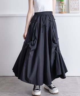 【クリア/clear】の【細見え効果】タックリボンフレアスカート 人気、トレンドファッション・服の通販 founy(ファニー) ファッション Fashion レディースファッション Ladies' Fashion Online スカート Skirt Aライン/フレアスカート Flared A-Line Skirts コンパクト Compact ショート Short スウェット Sweat トレンド Trend フレア Flare リボン Ribbon |ID:prp329100004590955