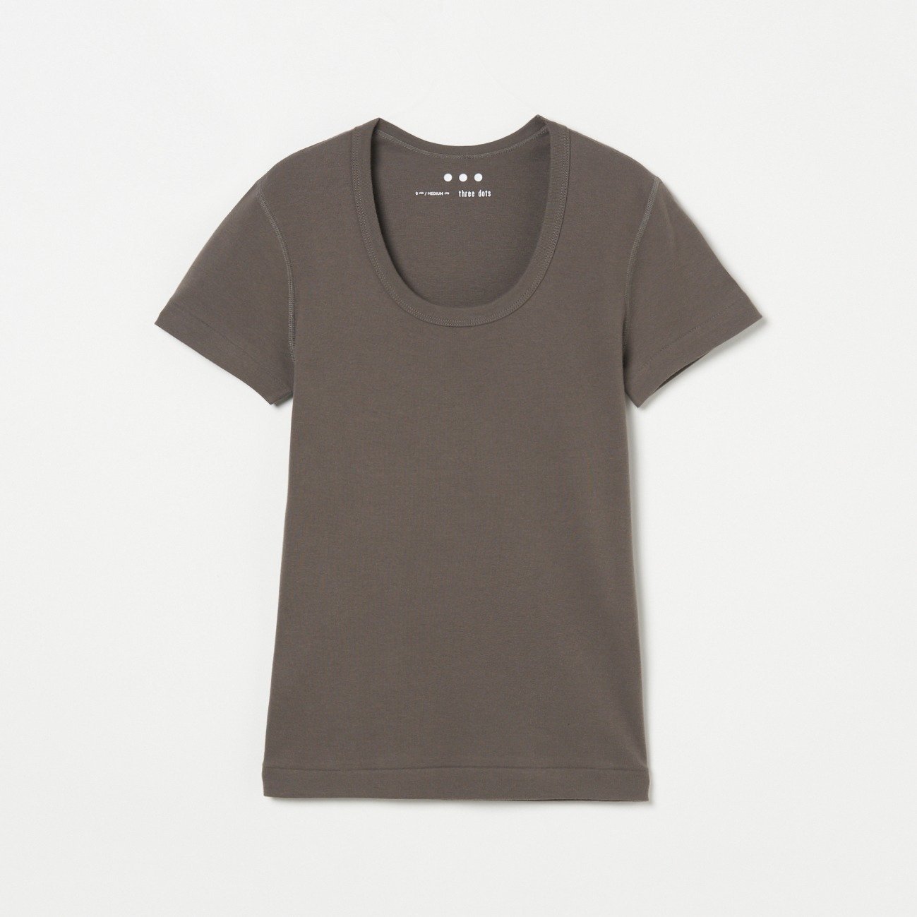 【エリオポール/heliopole】のJESSICA SHORT SLEEVE インテリア・キッズ・メンズ・レディースファッション・服の通販 founy(ファニー) 　ファッション　Fashion　レディースファッション　Ladies' Fashion Online　トップス・カットソー　Tops/Tshirt　オーガニック　Organic　コンパクト　Compact　ショルダー　Shoulder　シンプル　Simple　スリーブ　Sleeve　定番　Standard　バランス　Balance　フィット　Fit　プレミアム　Premium　ベーシック　Basic　オリーブ|ID: prp329100004591020 ipo3291000000032581215