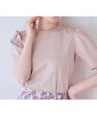 【クチュール ブローチ/Couture Brooch】の【接触冷感・UV機能あり・マシンウォッシャブル】60シルケット パフュームエンブロTシャツ 人気、トレンドファッション・服の通販 founy(ファニー) ファッション Fashion レディースファッション Fashion for Women トップス・カットソー Cut & Sew Tops シャツ・ブラウス・オフィスカジュアル Elegant Blouses & Button-Ups ロングTシャツ・Tシャツ Longline T-Shirts & Tees ギャザー Gathered, Ruffled クリスタル Crystal, Swarovski シルケット Silket, Silky Cotton パール Pearl, Pearl Accent フィット Fit, Slim Fit フェミニン Feminine, Girly ミックス Mix, Mixed Style 夏 Summer thumbnail ライトピンク|ID: prp329100004591021 ipo3291000000033489085