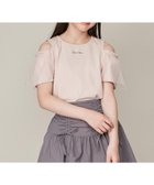 【その他のブランド/Other】のそでチュールフリル重ねテレコトップス ピンク|ID: prp329100004591030 ipo3291000000032986787