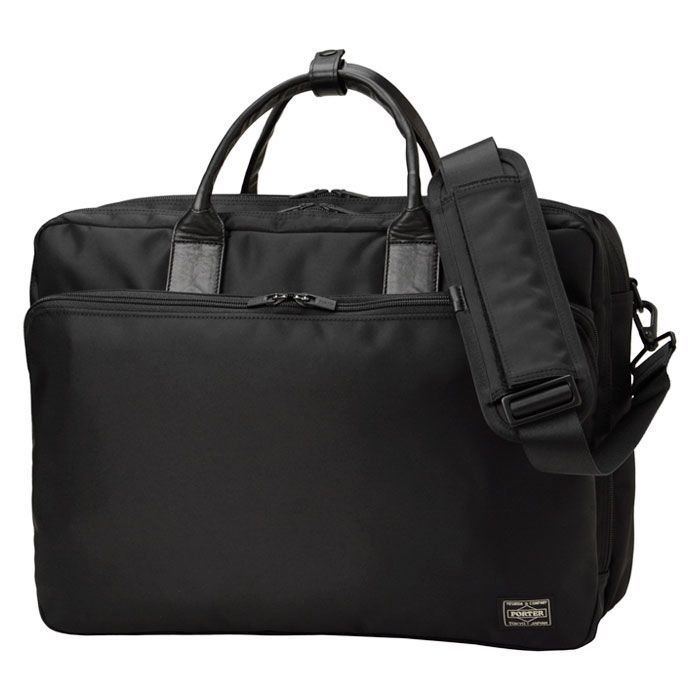 【ポーター/PORTER / MEN】のタイム 3WAYブリーフケース インテリア・キッズ・メンズ・レディースファッション・服の通販 founy(ファニー) 　ファッション　Fashion　メンズファッション　Men's Style Online　クッション　Cushion　シンプル　Simple　セットアップ　Set Up　デイパック　Daypack　ビジネス 仕事 通勤　Business　ポケット　Pocket　傘　Umbrella　軽量　Lightweight　ブラック|ID: prp329100004591109 ipo3291000000032582886