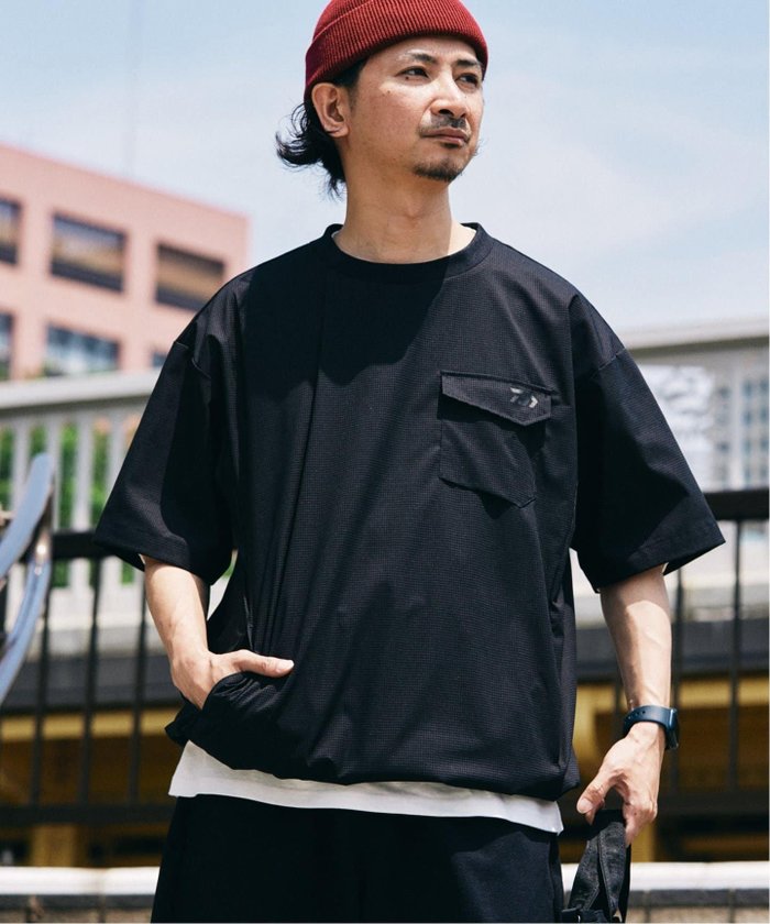【ジャーナルスタンダード レリューム/JOURNAL STANDARD relume / MEN】のDAIWA / ダイワ 別注 Dotair ストリーム ワイド 半袖Tシャツ インテリア・キッズ・メンズ・レディースファッション・服の通販 founy(ファニー) https://founy.com/ ファッション Fashion メンズファッション Men's Style Online カットソー Cut And Sew 軽量 Lightweight ストレッチ Stretch スピンドル Spindle ドット Dot フラップ Flap ポケット Pocket 別注 Special Order 半袖 Short Sleeve ワイド Wide |ID: prp329100004591120 ipo3291000000032672425