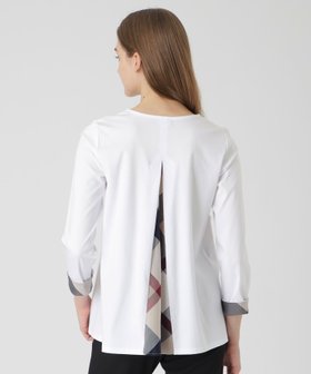 【ブルーレーベル クレストブリッジ/BLUE LABEL CRESTBRIDGE】のコットンシルケットスムースAライントップス 人気、トレンドファッション・服の通販 founy(ファニー) ファッション Fashion レディースファッション Ladies' Fashion Online トップス・カットソー Tops/Tshirt スリーブ Sleeve ロング Long |ID:prp329100004591129
