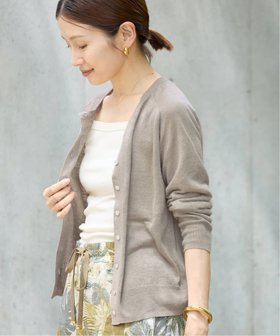 【イエナ/IENA】の《追加》フレンチリネン7分袖カーディガン 人気、トレンドファッション・服の通販 founy(ファニー) ファッション Fashion レディースファッション Ladies' Fashion Online トップス・カットソー Tops/Tshirt カーディガン Cardigans 2025年 2025 2025春夏・S/S Ss,Spring/Summer,2025 カーディガン Cardigan フレンチ French リネン Linen |ID:prp329100004591135