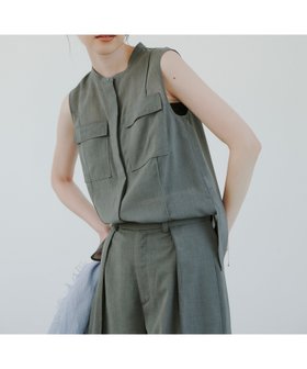 【アニュアンス/anuans】 シアーボイルスタンドカラーブラウス人気、トレンドファッション・服の通販 founy(ファニー) ファッション Fashion レディースファッション Ladies' Fashion Online トップス・カットソー Tops/Tshirt シャツ/ブラウス Shirts/Blouses おすすめ Recommend シアー Sheer シンプル Simple ストレッチ Stretch セットアップ Set Up ポケット Pocket 夏 Summer |ID:prp329100004591136