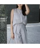 【アニュアンス/anuans】のシアーボイルスタンドカラーブラウス 人気、トレンドファッション・服の通販 founy(ファニー) ファッション Fashion レディースファッション Ladies' Fashion Online トップス・カットソー Tops/Tshirt シャツ/ブラウス Shirts/Blouses おすすめ Recommend シアー Sheer シンプル Simple ストレッチ Stretch セットアップ Set Up ポケット Pocket 夏 Summer thumbnail ICE GREY|ID: prp329100004591136 ipo3291000000032583585