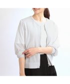 【リフレクト/Reflect】の【夏SALE/手洗い可】ジップアップニットカーディガン 人気、トレンドファッション・服の通販 founy(ファニー) ファッション Fashion レディースファッション Fashion for Women トップス・カットソー Cut & Sew Tops ニット Knit Tops & Sweaters カーディガン・羽織り Layered Style Cardigans カーディガン Cardigan, Knitwear シアー Sheer, See-Through ジップアップ Zip-Up, Full Zip ファブリック Fabric, Textile ブルゾン Blouson, Bomber Jacket 夏 Summer thumbnail ライトグレー|ID: prp329100004591140 ipo3291000000033391745