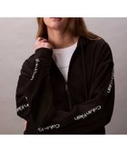 【カルバンクライン/Calvin Klein】の【公式ショップ】 カルバンクライン ロゴテープテリー ジップアップフーディー Calvin Klein Jeans 47C243G 人気、トレンドファッション・服の通販 founy(ファニー) ファッション Fashion レディースファッション Ladies' Fashion Online シンプル Simple スタイリッシュ Stylish フィット Fit ワイド Wide thumbnail Black|ID: prp329100004591152 ipo3291000000032692043
