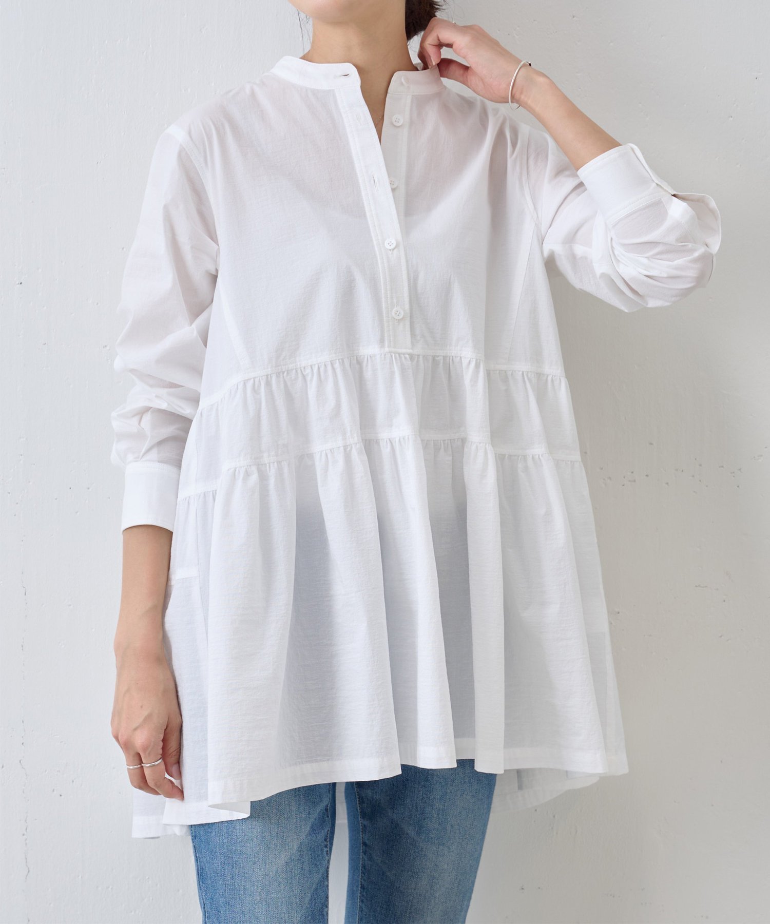 【その他のブランド/Other】の切り替えギャザーチュニック 人気、トレンドファッション・服の通販 founy(ファニー) 　ファッション　Fashion　レディースファッション　Fashion for Women　トップス・カットソー　Cut & Sew Tops　おすすめ　Recommended / Our Picks　ギャザー　Gathered, Ruffled　シンプル　Simple, Minimal　チュニック　Tunic, Long Top　 other-1|ID: prp329100004591156 ipo3291000000032897189
