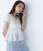 【ナチュラル ビューティー ベーシック/NATURAL BEAUTY BASIC】のシアードロストギャザーブラウス オフホワイト1|ID: prp329100004591158 ipo3291000000032715159